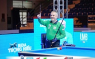 Frederic Caudron đánh bại Marco Zanetti để gặp Chiêm Hồng Thái tại chung kết billiard 3C HCMC World Cup 2026