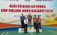 Bế mạc Giải vô địch Cờ tướng quốc gia 2026: Vũ Quốc Đạt lập cú đúp vinh quang, Lào Cai ghi dấu ấn lịch sử