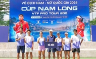 Giải Quần vợt Vô địch Nam – Nữ Quốc gia VTF Pro Tour 200 năm 2026 quy tụ hơn 100 tay vợt tranh tài