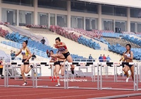 Người đẹp Mỹ Tiên vô địch chạy 100m rào quốc gia, vượt thông số HCV SEA Games 30