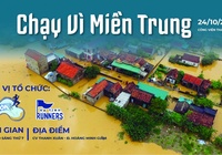 Cộng đồng chạy bộ kêu gọi ủng hộ vùng lũ miền Trung