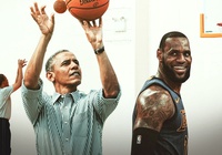 Video: Obama ném 3 điểm ở góc không độ khiến LeBron James và cả NBA phát sốt