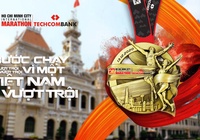 Techcombank Ho Chi Minh City International Marathon 2020 gây sốt với mẫu huy chương đẹp lạ