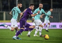 Video Highlight Fiorentina vs Inter Milan, bóng đá Ý hôm nay 14/1