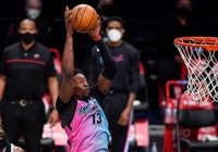 41 điểm của Bam Adebayo không thể giúp Heat hạ gục Big Three của Nets