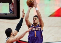 Ngồi nhà dịp All-Star, Devin Booker trở lại với màn đốt rổ Portland