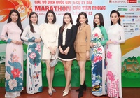 Hoa hậu, ngôi sao bóng đá HAGL khuấy động không khí Tiền Phong Marathon 2021