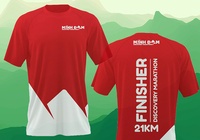 Minh Đạm Discovery Marathon 2021 gây sốt với áo hoàn thành cho cự ly 21km