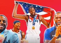 LeBron James dẫn đầu NBA tại quê nhà gửi lời chúc mừng tuyển Mỹ