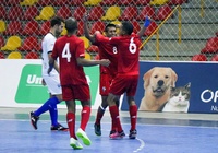 Đối thủ buộc phải thắng của futsal Việt Nam thắng giao hữu tưng bừng ở Brazil