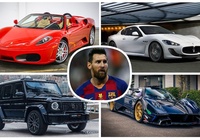 Messi chi đậm cho bộ sưu tập xe hơi đắt giá 