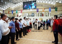 Phó thủ tướng Vũ Đức Đam kiểm tra 4 địa điểm tổ chức SEA Games 31