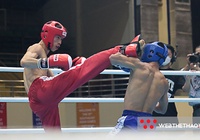 Huỳnh Văn Tuấn thắng dễ đối thủ Lào: Đường bảo vệ ngôi vương Kickboxing SEA Games rộng mở