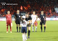 Em bé trao bóng cho các tuyển thủ: Sự kiện lịch sử ở SEA Games 31