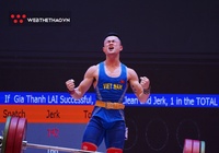 Lại Gia Thành phá kỷ lục, đem về tấm HCV đầu tiên cho cử tạ Việt Nam tại SEA Games 31