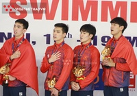 Cúp Chiến thắng: Bộ tứ Hoàng – Phước - Sơn – Nguyên gây chấn động đường đua xanh với kỷ lục ở SEA Games 31