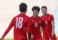 U23 Việt Nam xả stress ở buổi tập đầu tiên tại Uzbekistan