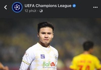 Nghi vấn facebook UEFA Champions League bị hack khi đăng ảnh Quang Hải