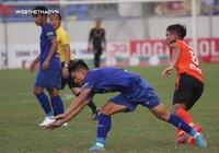 Sẩy chân trước Đà Nẵng, SLNA có nguy cơ mất ngôi đầu bảng V.League 2022