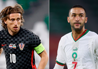 Đội hình ra sân chính thức Ma rốc vs Croatia: Modric so tài Ziyech