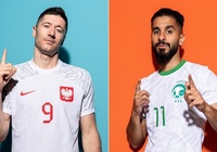 Đội hình ra sân chính thức Ba Lan vs Saudi Arabia: So tài bắn phá