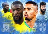 Đội hình ra sân chính thức trận Cameroon vs Brazil: Kẻ đóng thế sẵn sàng