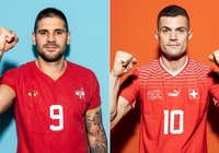 Đội hình ra sân chính thức trận Serbia vs Thụy Sĩ: Gà son trở lại