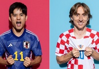 Đội hình ra sân chính thức trận Nhật Bản vs Croatia: Siêu dự bị đá chính