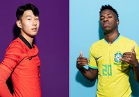 Đội hình ra sân chính thức trận Brazil vs Hàn Quốc: Neymar đá chính