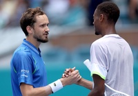 Kết quả tennis Miami Open ngày 31/3: Medvedev hoá giải Eubanks