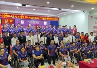 Trang trọng Lễ xuất quân Đoàn thể thao người khuyết tật Việt Nam dự ASEAN PARAGAMES 12