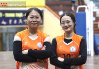Hai libero bị cận thị “độc nhất vô nhị” ở giải bóng chuyền sinh viên toàn quốc