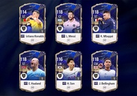 Chỉ số thẻ Team Of The Tear 2024 FC Online trong bản cập nhật 20/1