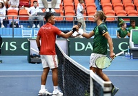 Đội tuyển Tennis Việt Nam tạm hoà Nam Phi tại vòng 2 play-off nhóm II Davis Cup