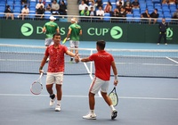 Hoàng Nam toàn thắng, đội tuyển quần vợt Việt Nam vẫn lỡ hẹn với nhóm II Davis Cup 2024