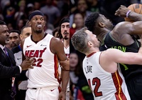 Xô xát tại NBA: Jimmy Butler nằm trong số 4 cầu thủ bị đuổi trận Miami Heat gặp Pelicans