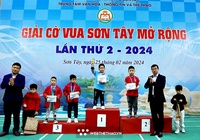 Giải Cờ vua Sơn Tây mở rộng lần II thu hút số VĐV kỷ lục, áp dụng tính hệ số elo quốc tế