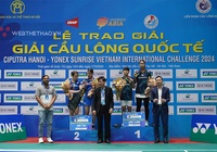 Lễ trao giải CIPUTRA HANOI - YONEX SUNRISE Vietnam International Challenge 2024