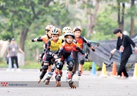 VĐV nhí tranh tài gay cấn ở giải các CLB Roller Sport Hà Nội mở rộng 2024