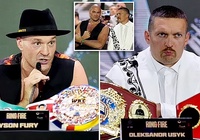 Họp báo chính thức Tyson Fury vs Usyk: "Câm nín" sau... 10 giây và face-off méo mó