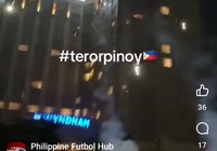 Nghi vấn CĐV Indonesia đốt pháo hoa ngoài khách sạn đội tuyển Philippines
