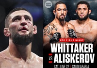 Khamzat Chimaev bệnh nặng, Ikram Aliskerov chớp cơ hội đấu Robert Whittaker