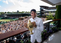 Kết quả chung kết Wimbledon 2024: Huỷ diệt Djokovic, Alcaraz vô địch thuyết phục