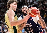 Tuyển Mỹ thắng Úc ở trận giao hữu tiền Olympic: Anthony Davis toả sáng nhưng vẫn còn lo ngại