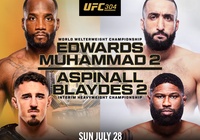 Kết quả UFC 304: Edwards vs. Muhammad 2, Aspinall vs. Blaydes 2
