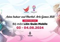 Kết quả Liên Quân vòng tuyển chọn Asian Indoor and Martial Arts Games 2021