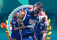 LeBron James đoạt danh hiệu MVP, dẫn đầu đội hình tiêu biểu bóng rổ nam Olympic 2024