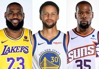 Stephen Curry cùng LeBron James và Kevin Durant góp mặt trên vật phẩm lưu niệm đặc biệt