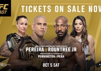 Lịch thi đấu UFC 307: Alex Pereira vs. Khalil Rountree Jr