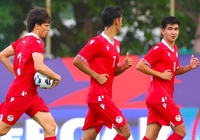 Trận đấu ở vòng loại U17 châu Á 2025 có tỷ số 33-0